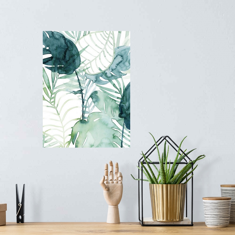 A bohemian room featuring Palm Pieces II