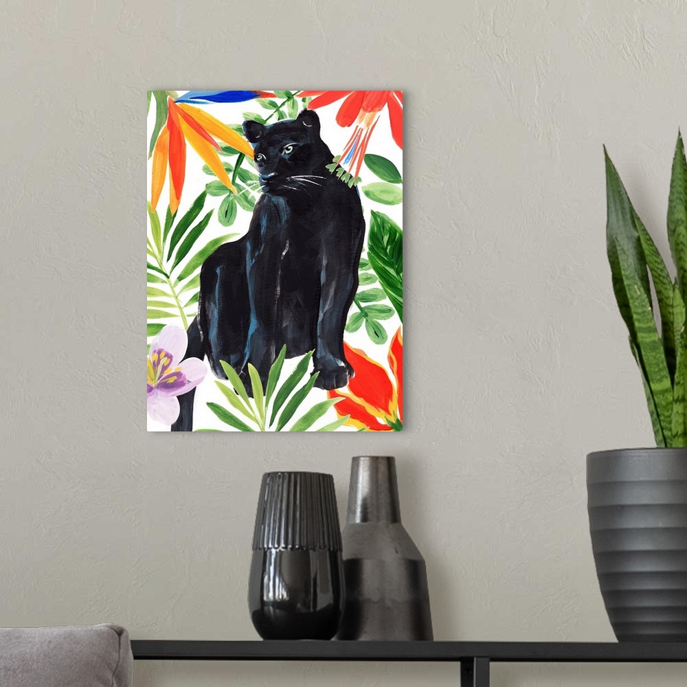 A modern room featuring Panther's Paradise I