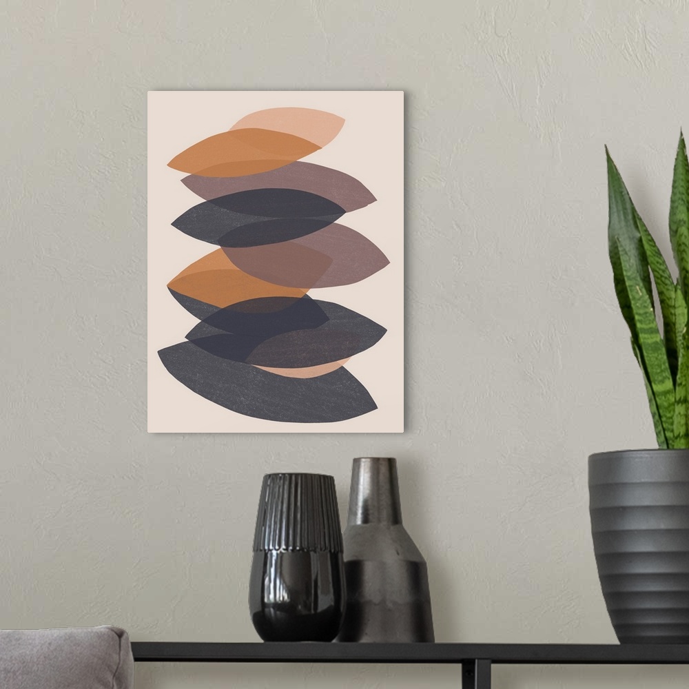 A modern room featuring Paper Stack II