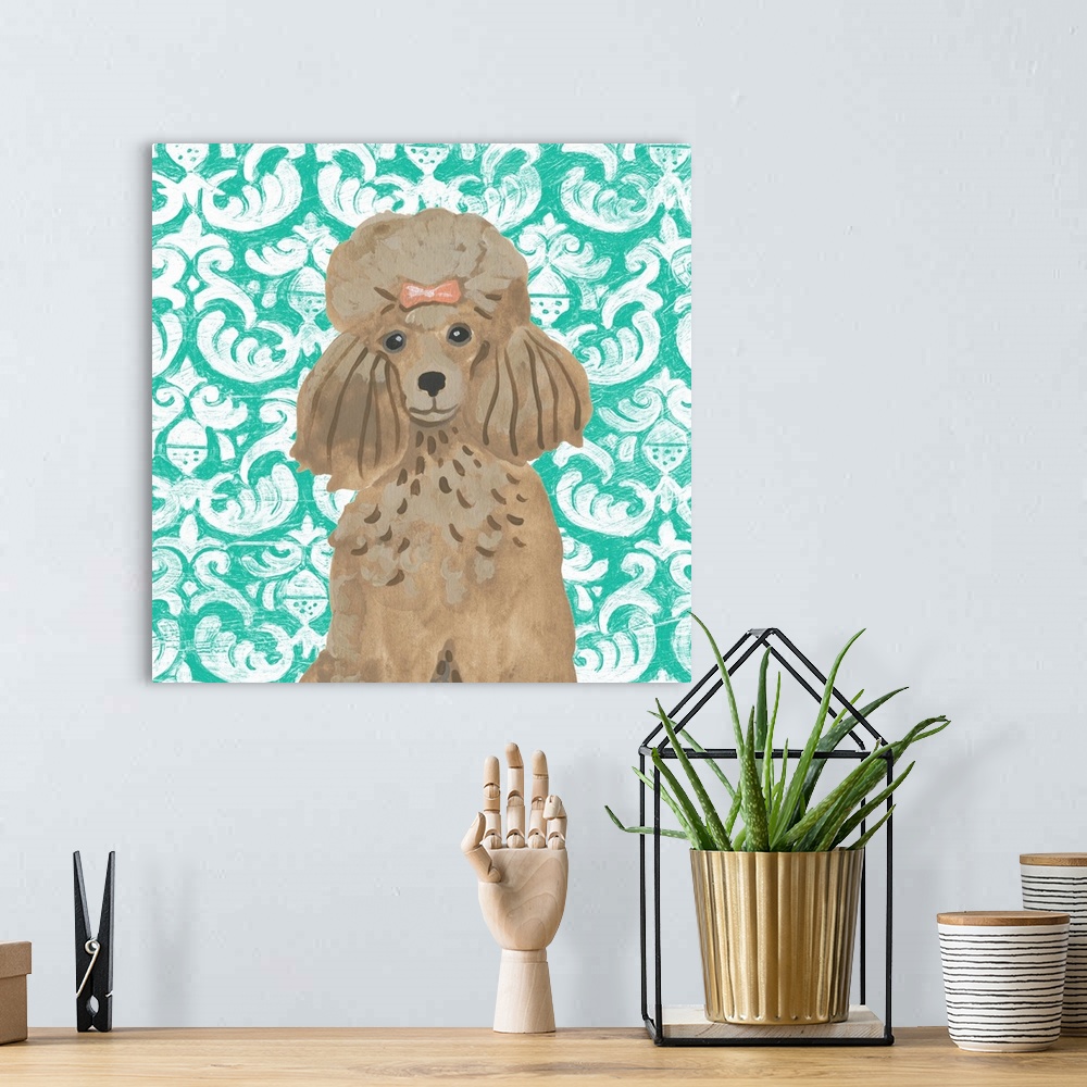 A bohemian room featuring Parlor Pooches II