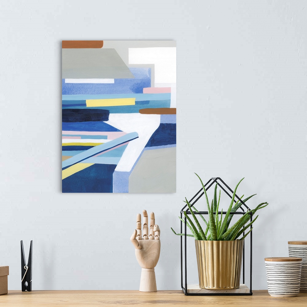 A bohemian room featuring Passing Cars II