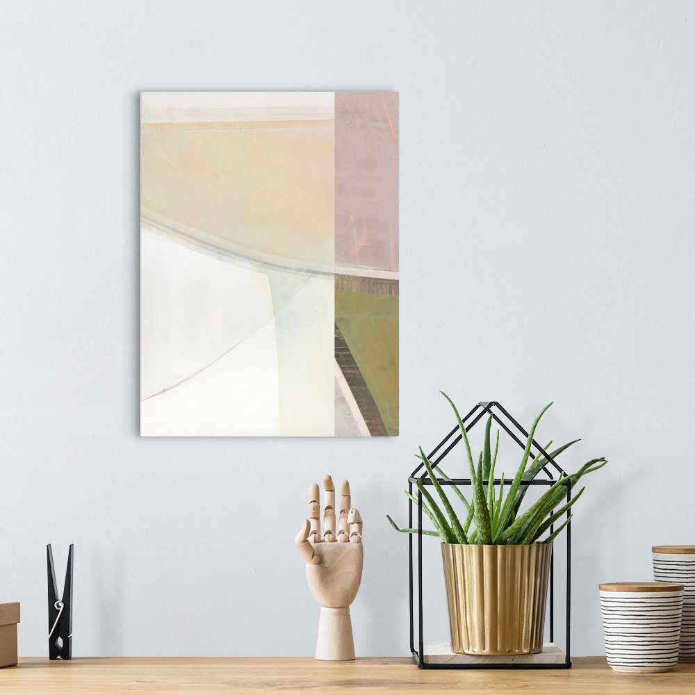 A bohemian room featuring Pastel Bisects II