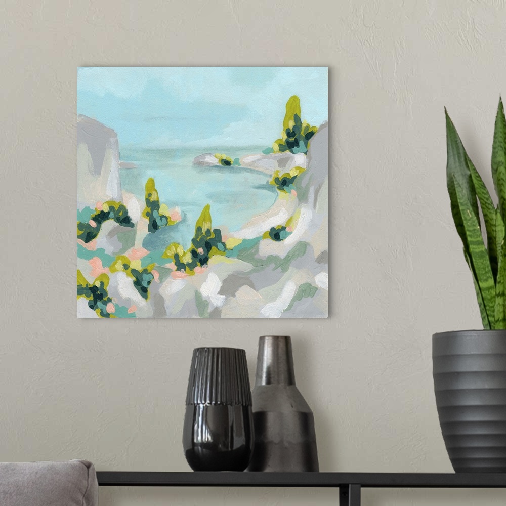 A modern room featuring Pastel Cove II