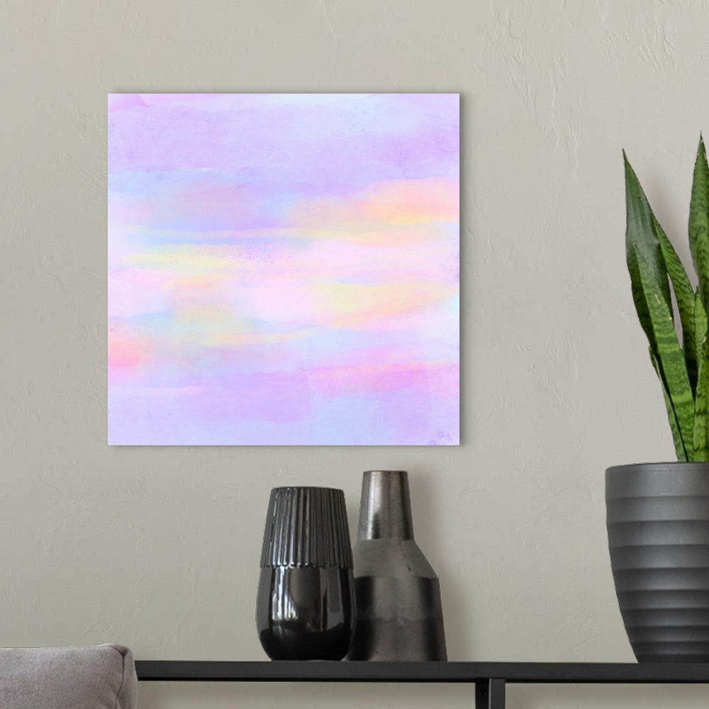A modern room featuring Pastel Dreams II