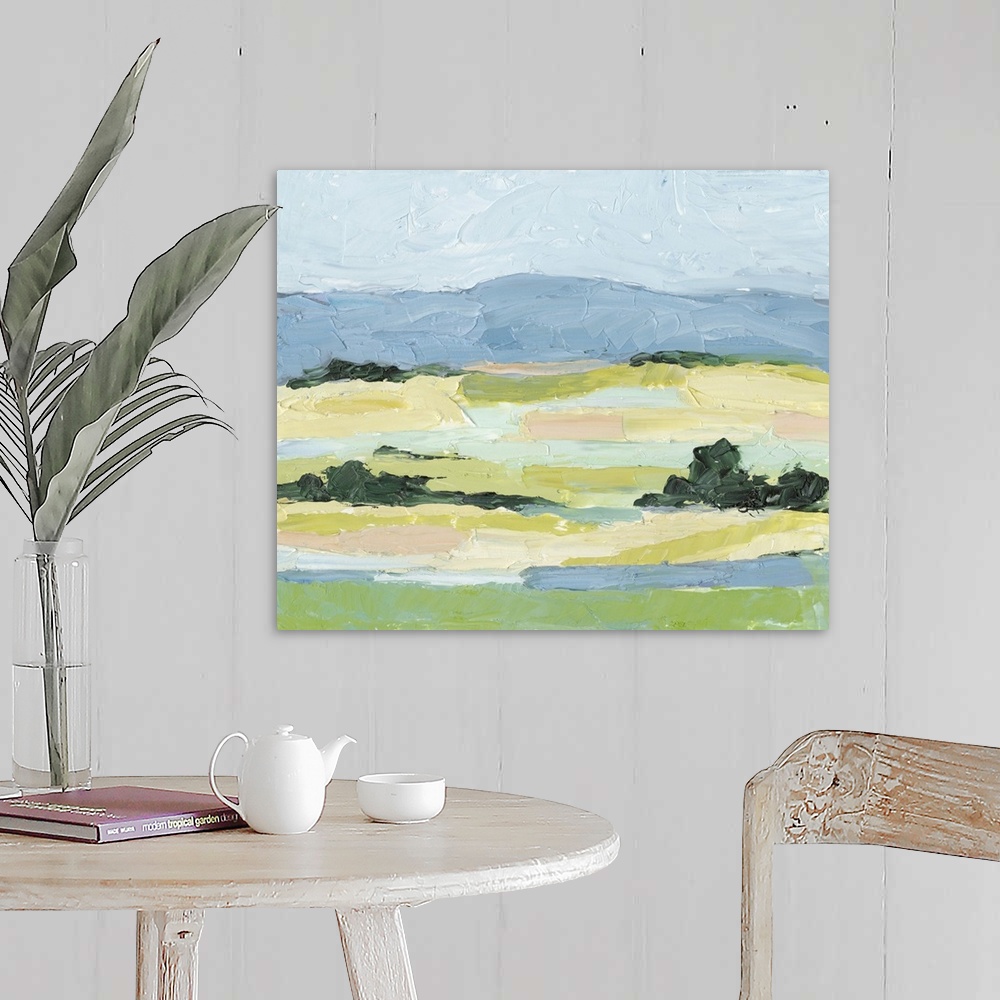 A farmhouse room featuring Pastel Hills I