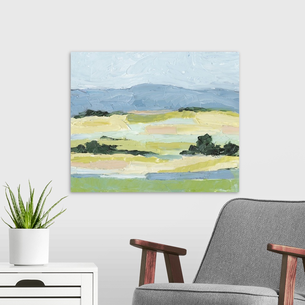 A modern room featuring Pastel Hills I