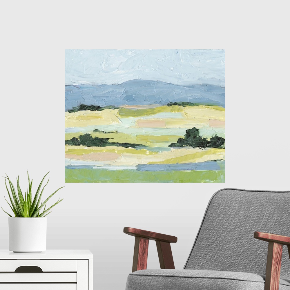 A modern room featuring Pastel Hills I