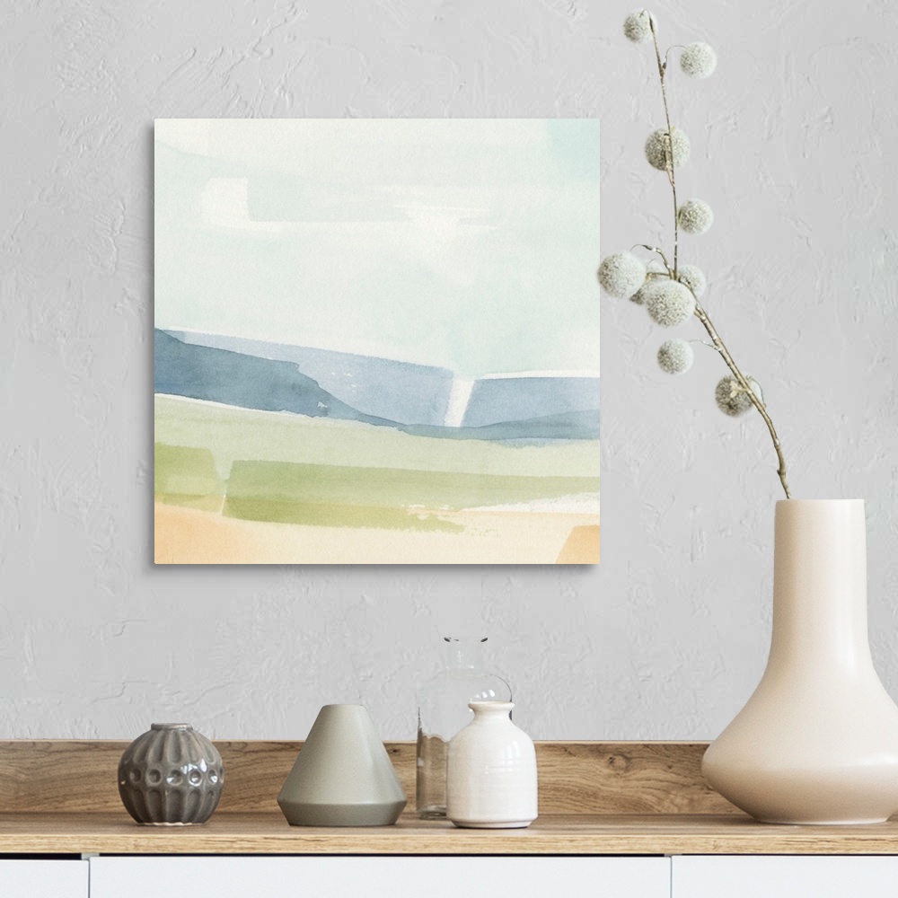 A farmhouse room featuring Pastel Slopes II