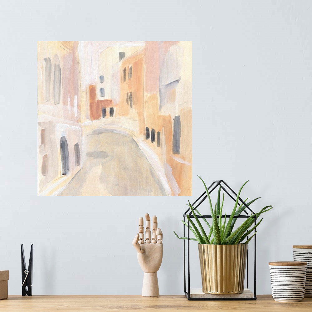 A bohemian room featuring Pastel Streets II