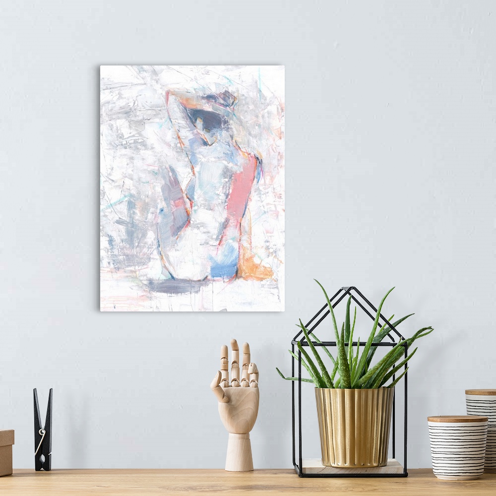 A bohemian room featuring Pastel Study II