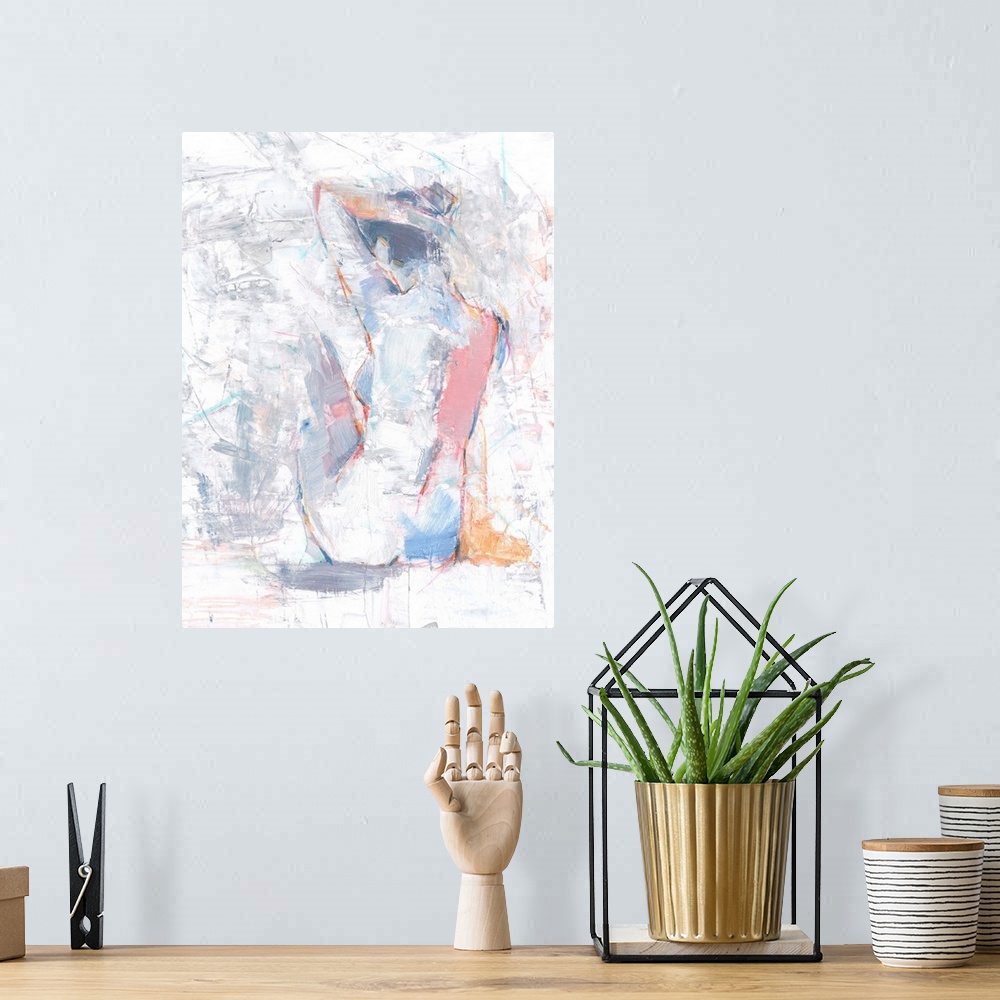 A bohemian room featuring Pastel Study II