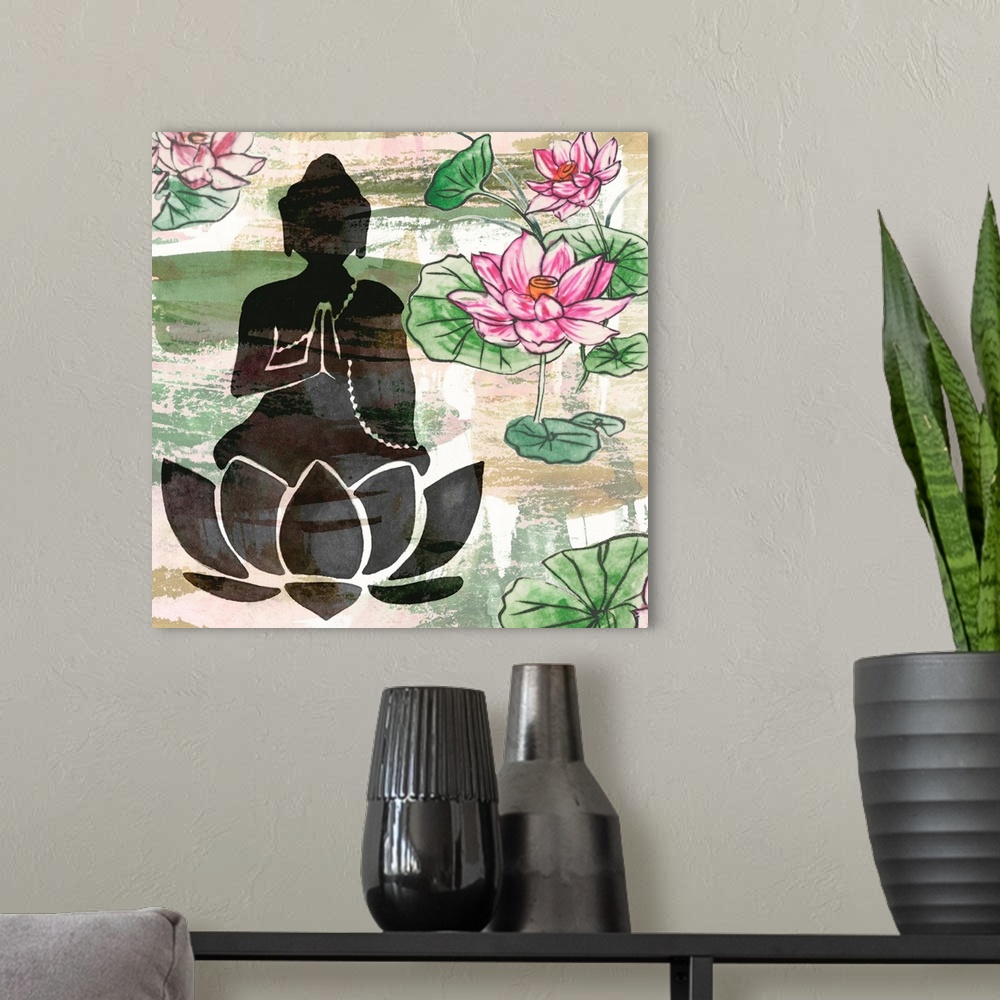 A modern room featuring Path to Enlightenment I