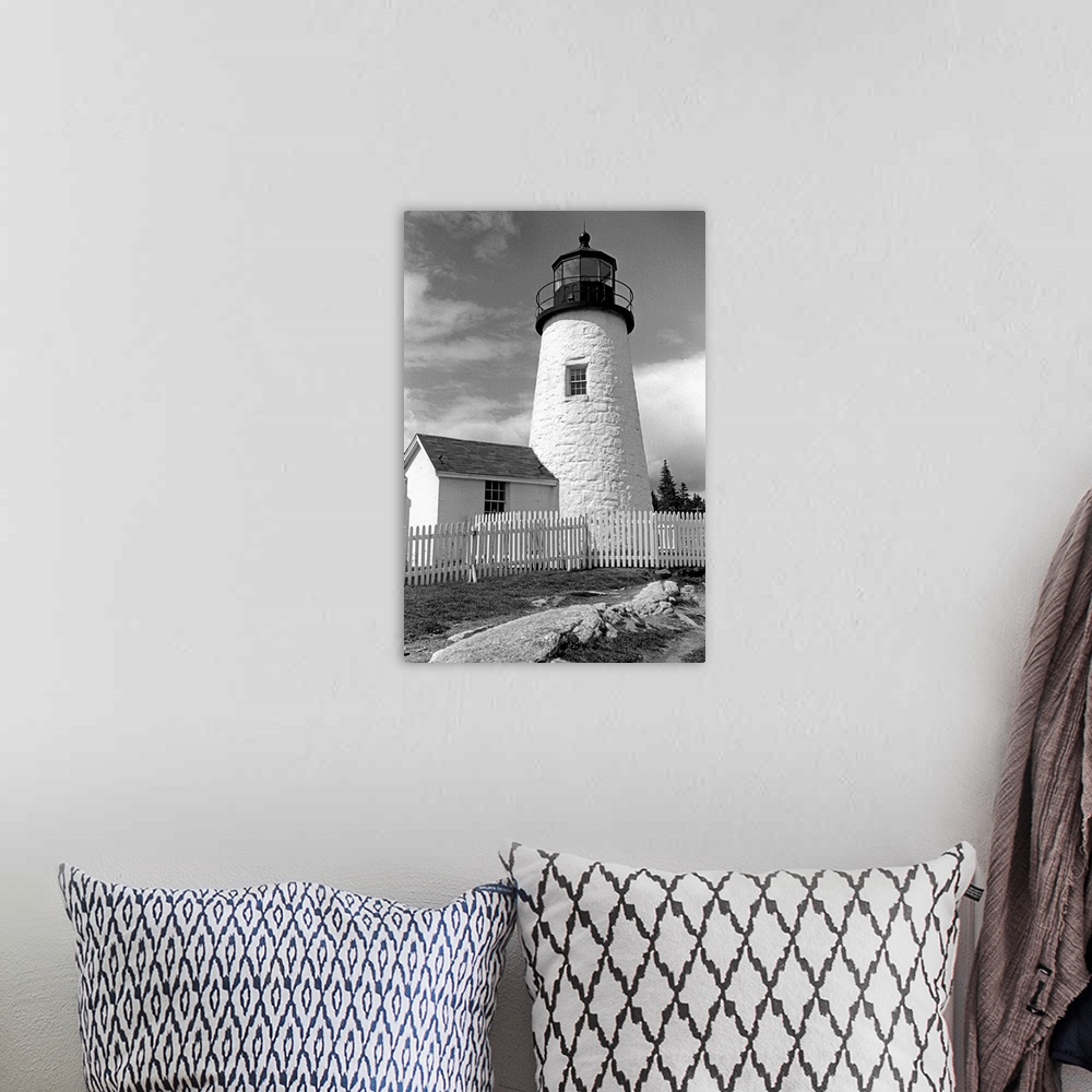A bohemian room featuring Pemaquid Point Light, Maine I