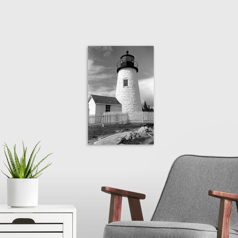 A modern room featuring Pemaquid Point Light, Maine I