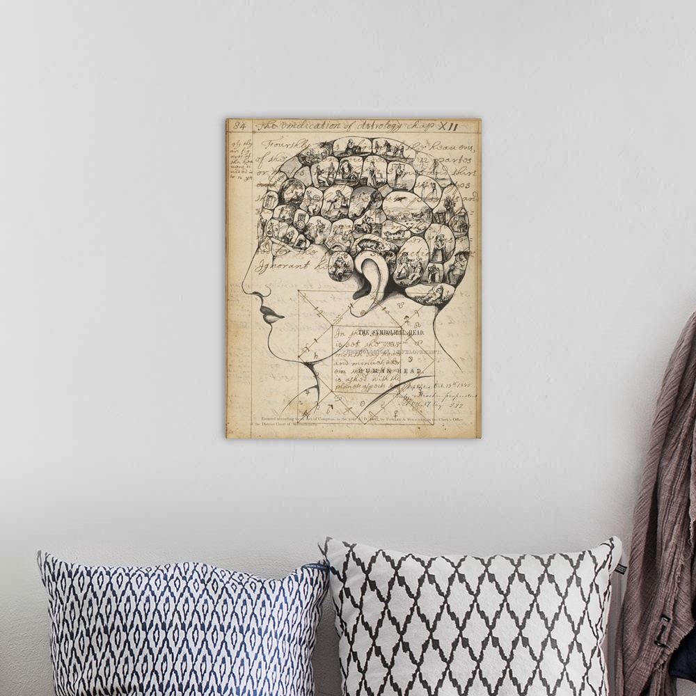 A bohemian room featuring Phrenology Bookpage