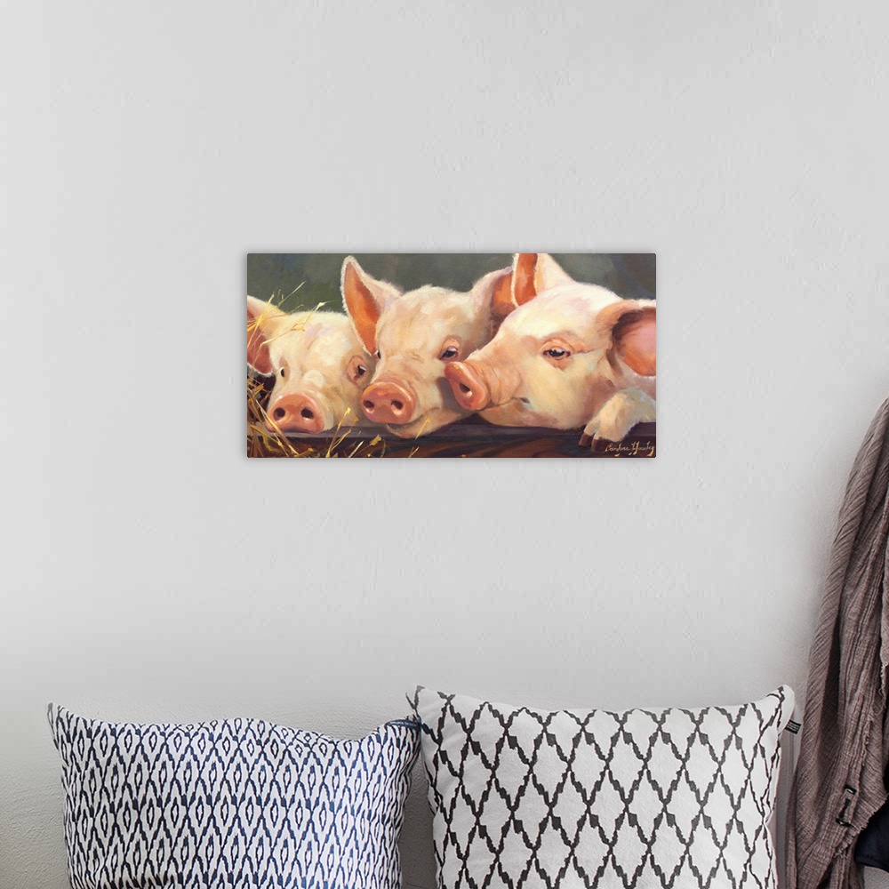 A bohemian room featuring Pig Heaven