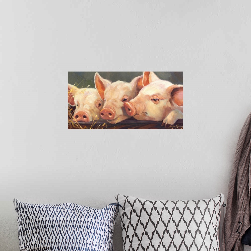 A bohemian room featuring Pig Heaven