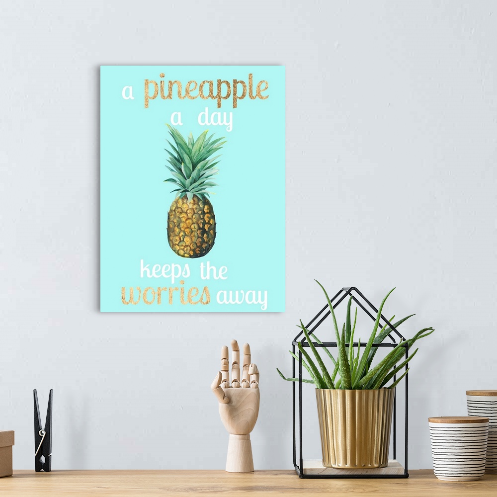 A bohemian room featuring Pineapple Life I