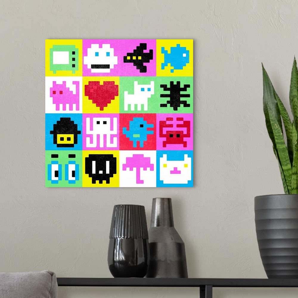 A modern room featuring Pixel Match II