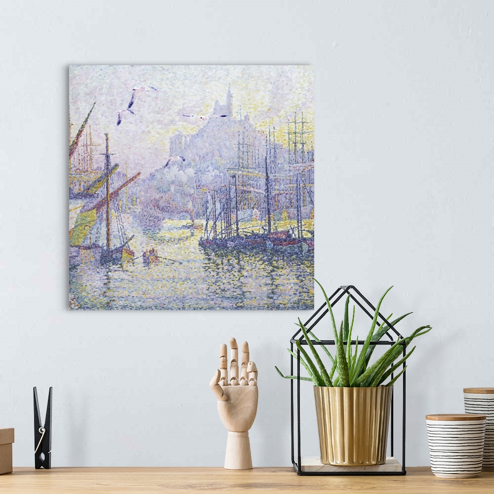 A bohemian room featuring Pointillism I