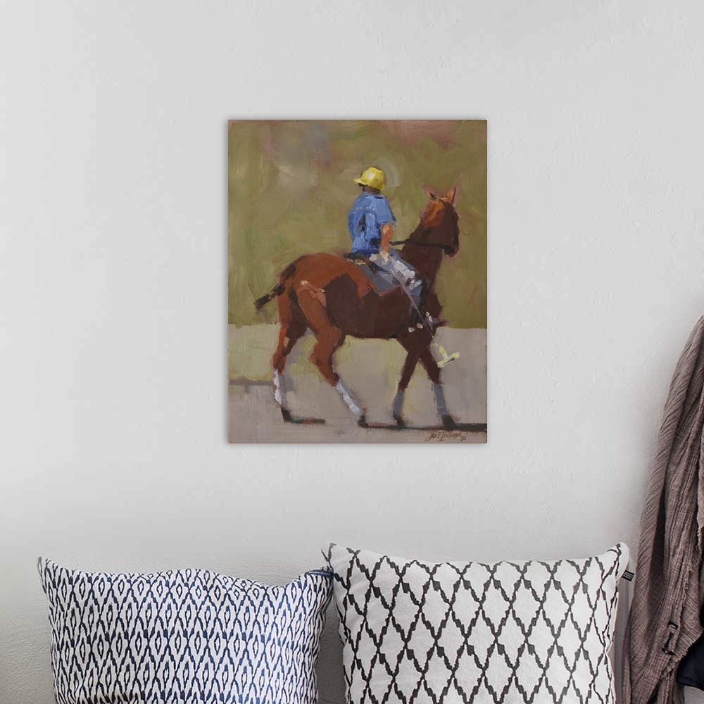 A bohemian room featuring Polo Rider