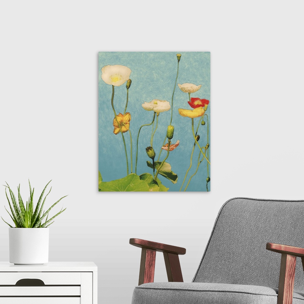 A modern room featuring Poppies II