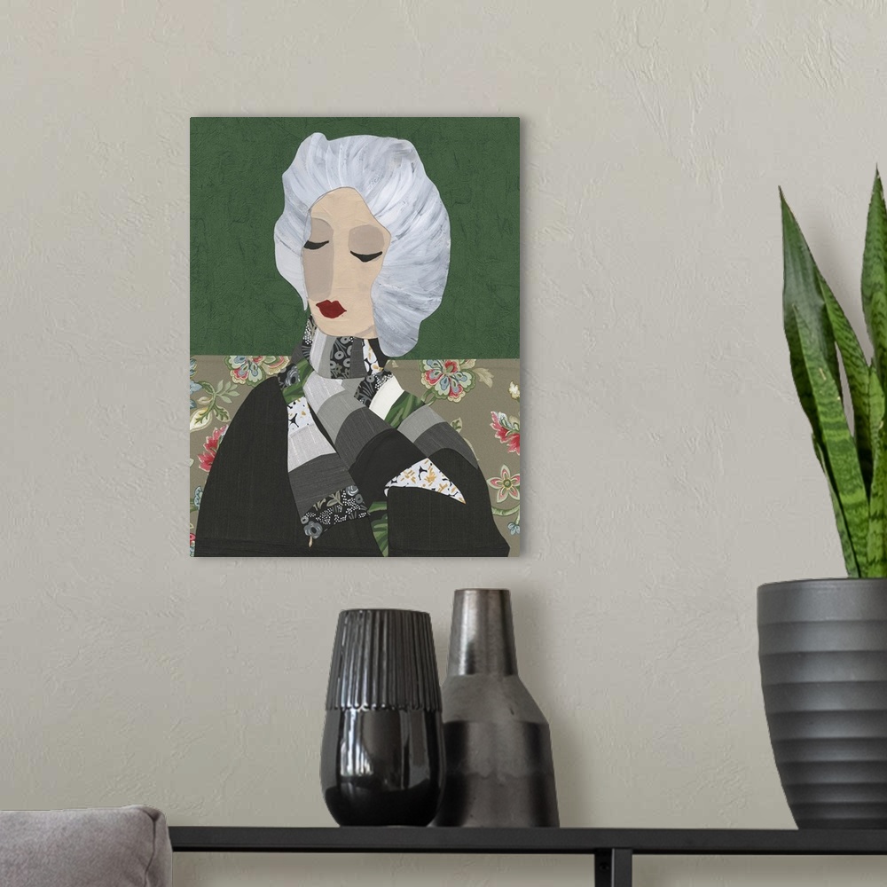 A modern room featuring Portrait Of Style III