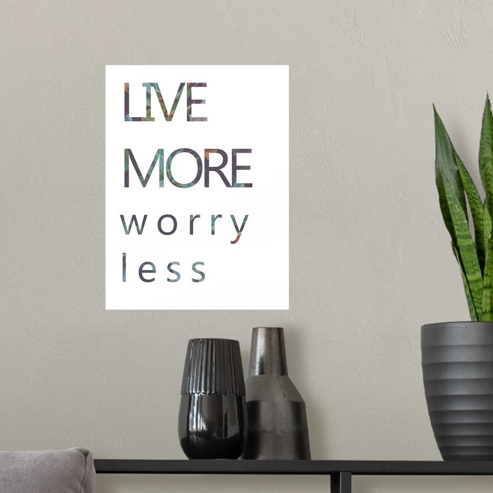 A modern room featuring Positive Mantra II