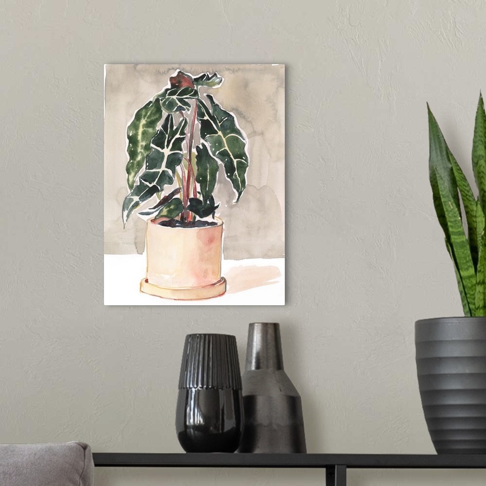 A modern room featuring Potted Houseplant I