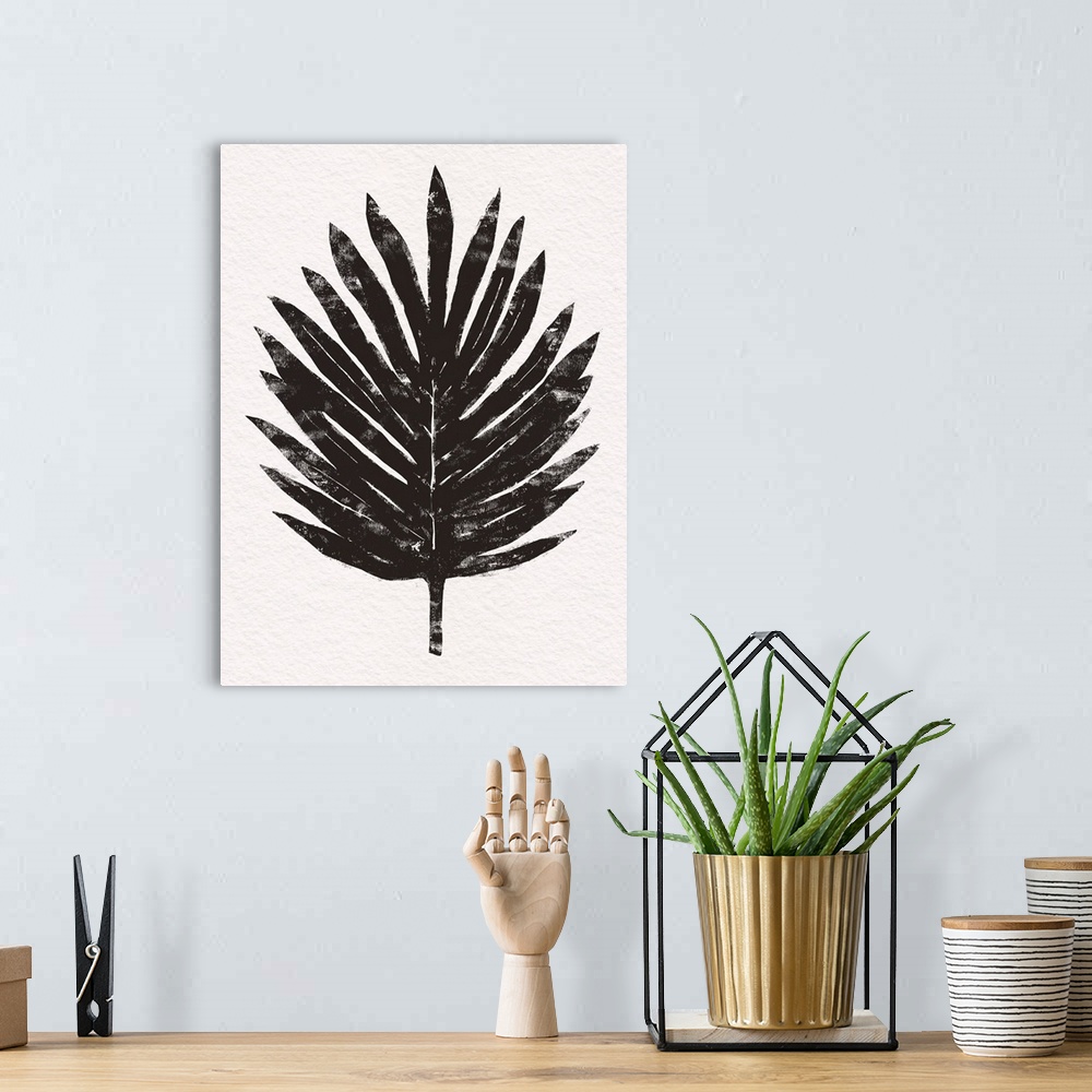 A bohemian room featuring Pressed Tropical Leaf IV