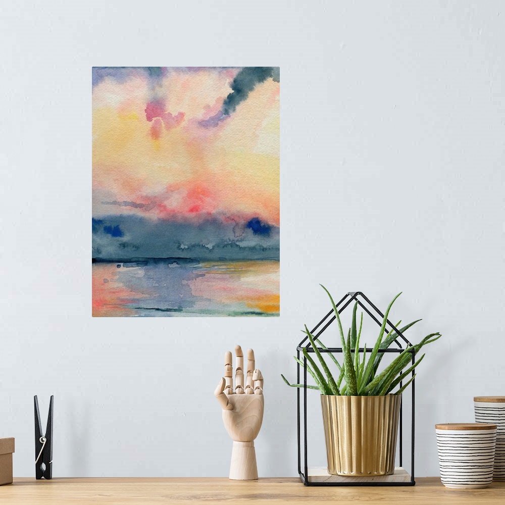 A bohemian room featuring Prism Seascape II