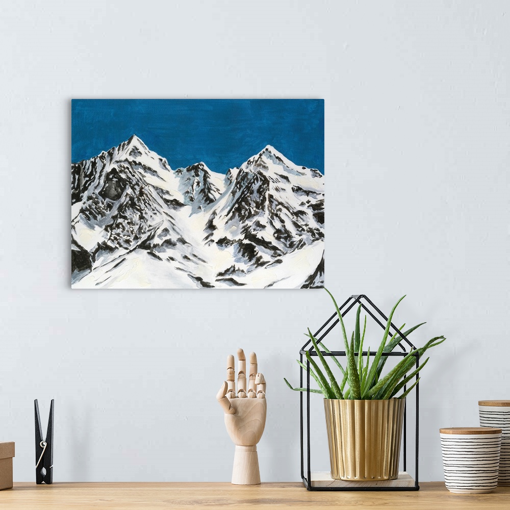 A bohemian room featuring Pristine Peaks I