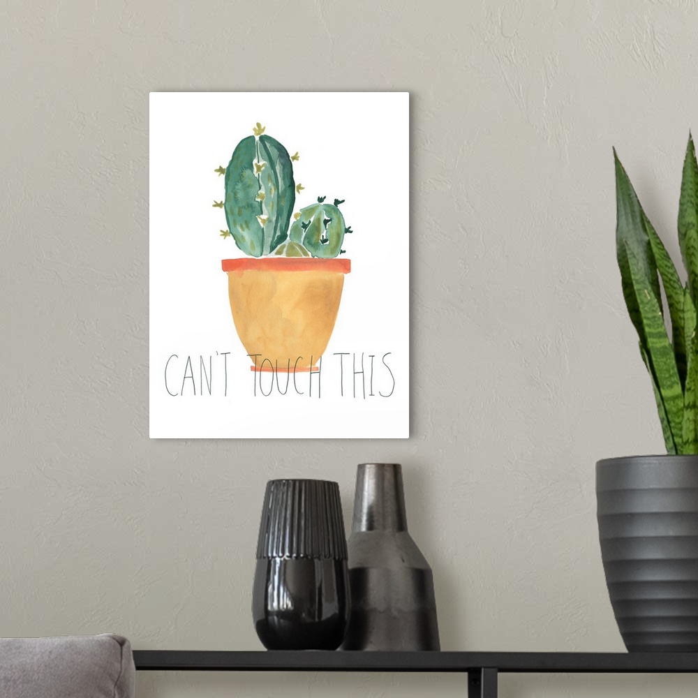 A modern room featuring Punny Plant I