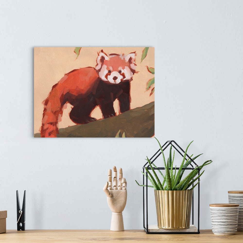 A bohemian room featuring Red Panda I