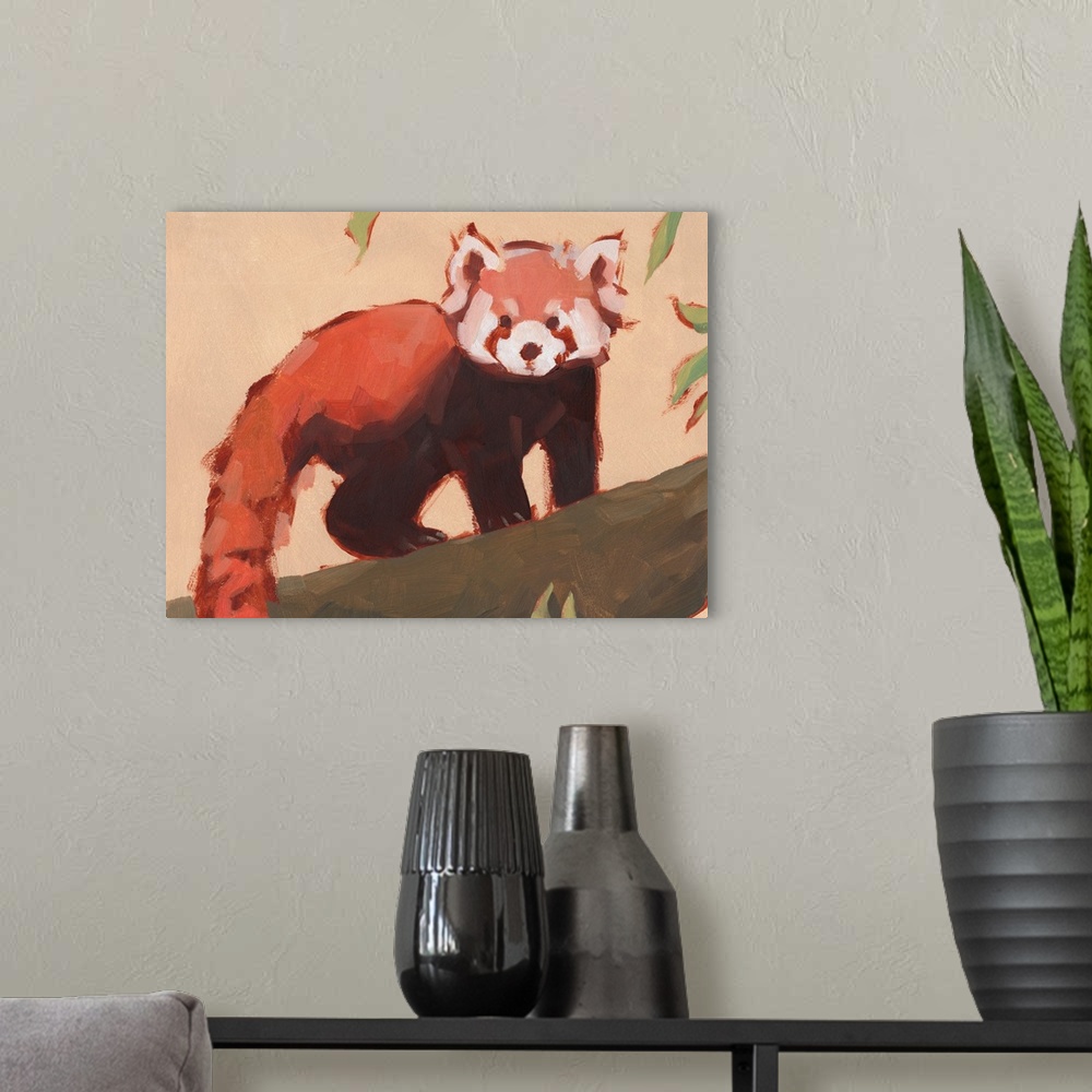 A modern room featuring Red Panda I
