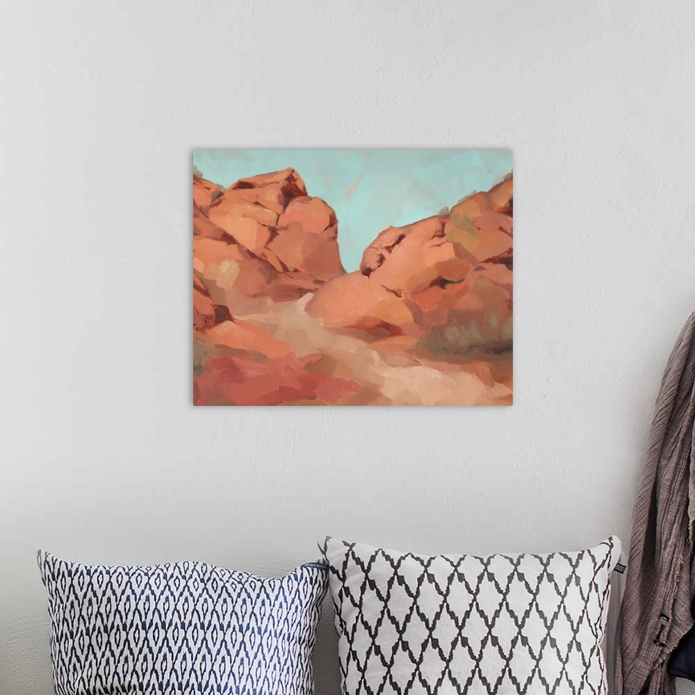 A bohemian room featuring Red Rocks View I