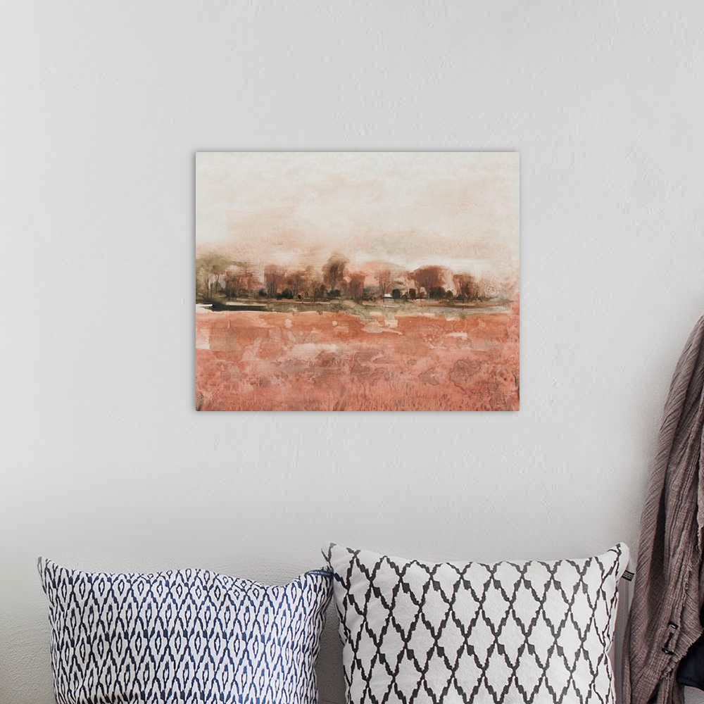 A bohemian room featuring Red Soil II