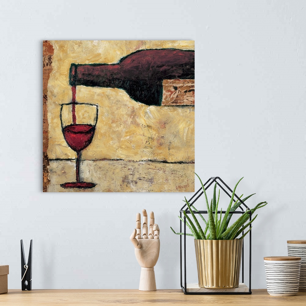 A bohemian room featuring Red Wine Pour