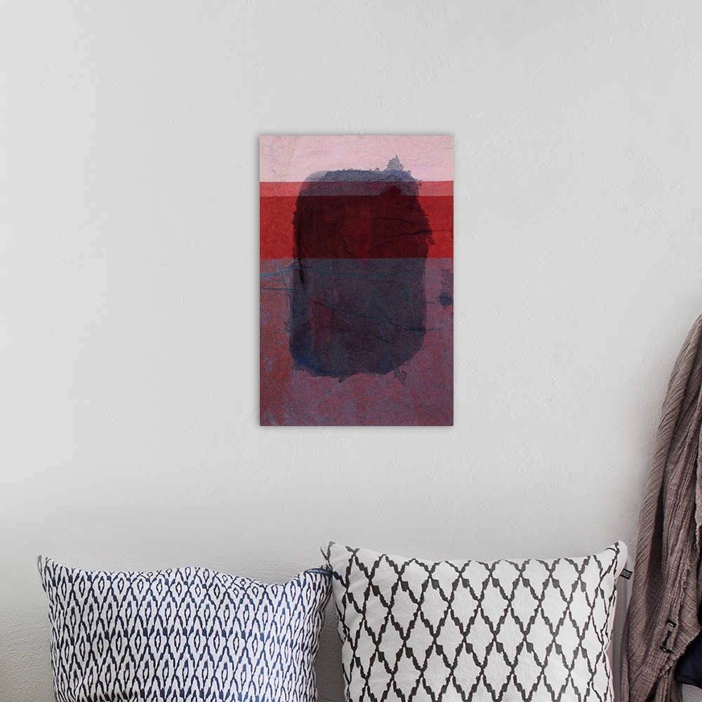 A bohemian room featuring Remembering Rothko I