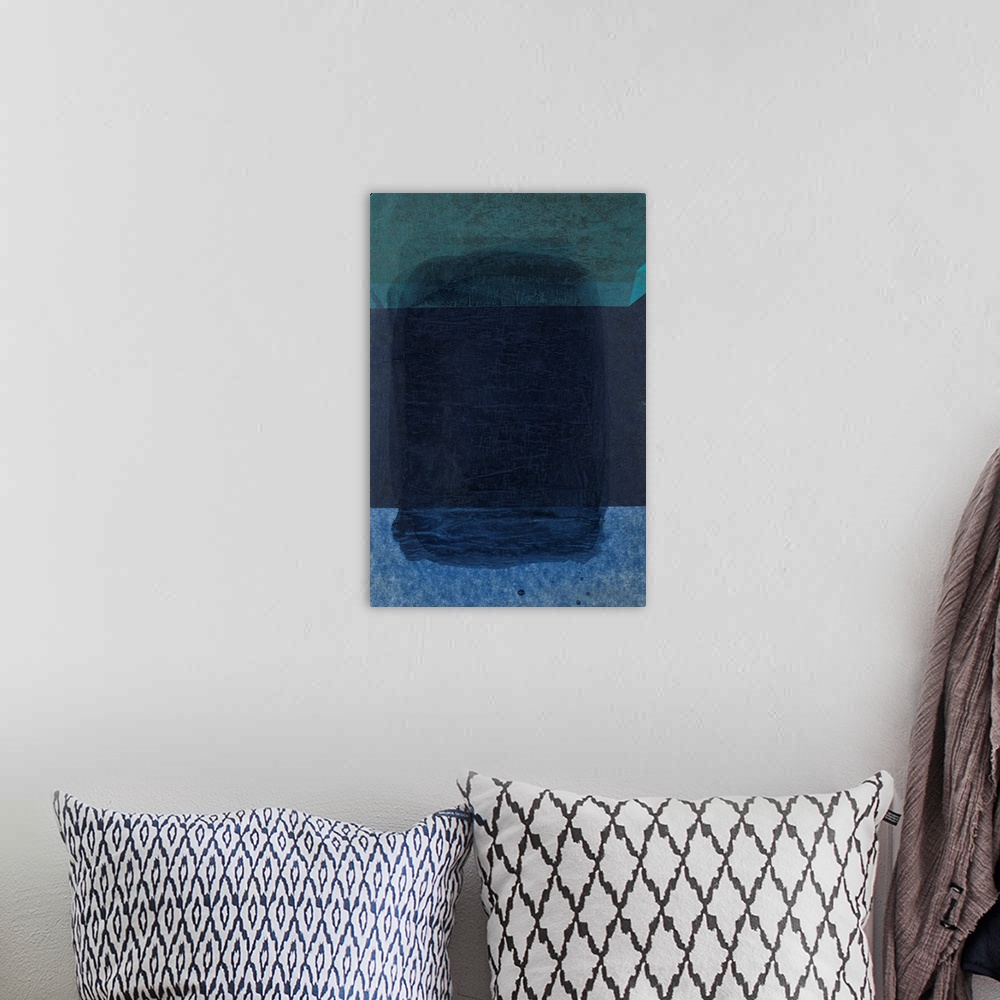 A bohemian room featuring Remembering Rothko II