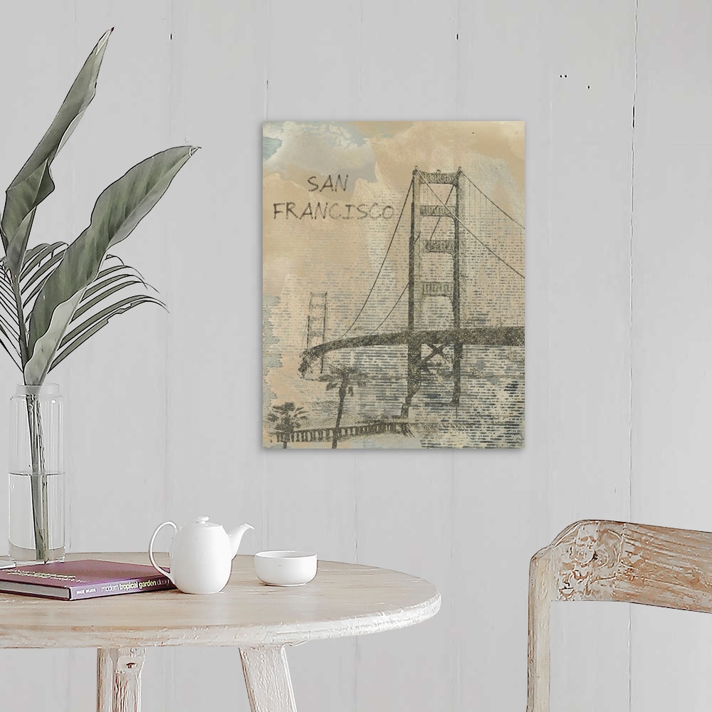 A farmhouse room featuring Remembering San Francisco