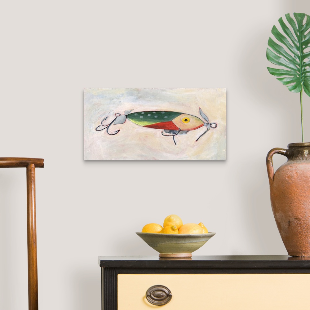A traditional room featuring Retro Fishing Lure III