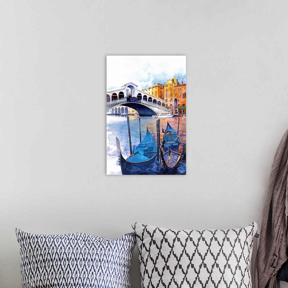 A bohemian room featuring Rialto Bridge - Venice Italy