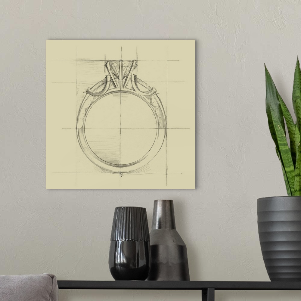 A modern room featuring Ring Design IV