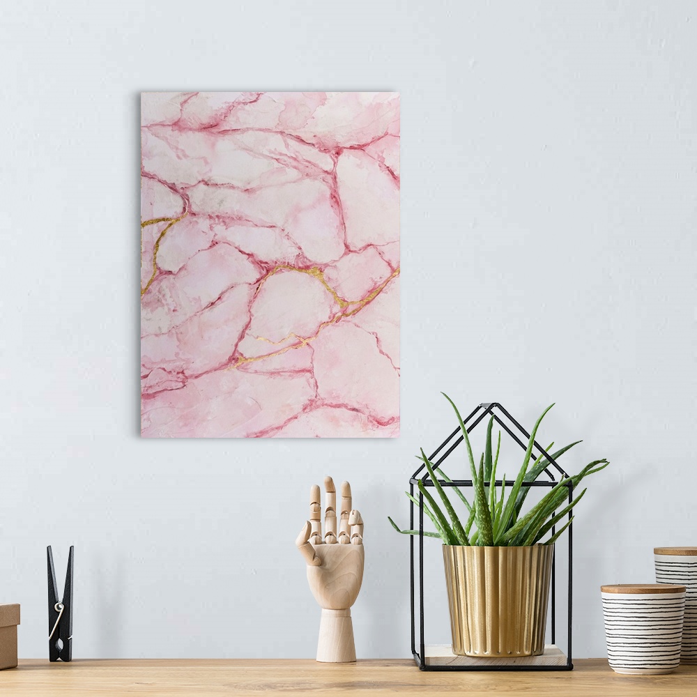 A bohemian room featuring Rose Marble I