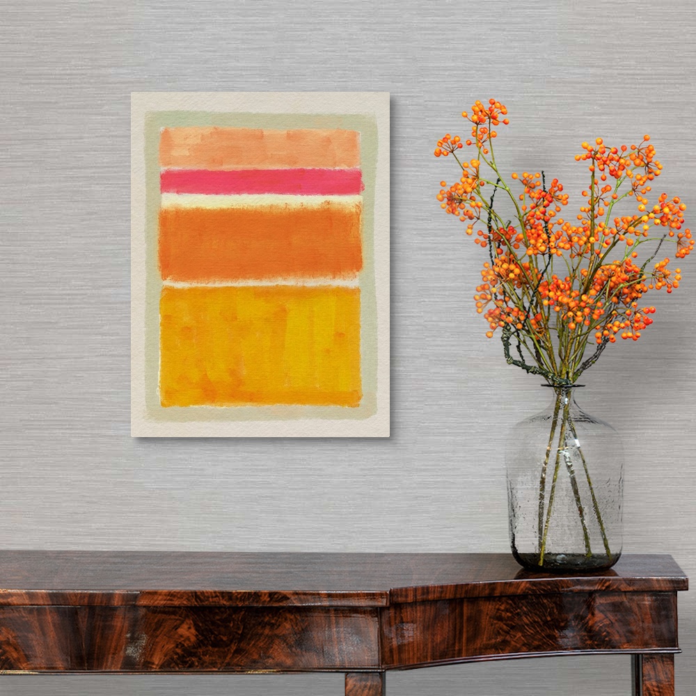 A traditional room featuring Rothko Inspired Tonescape I