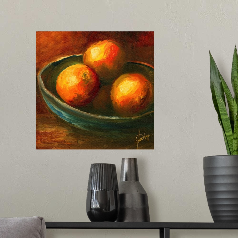 A modern room featuring Rustic Fruit IV