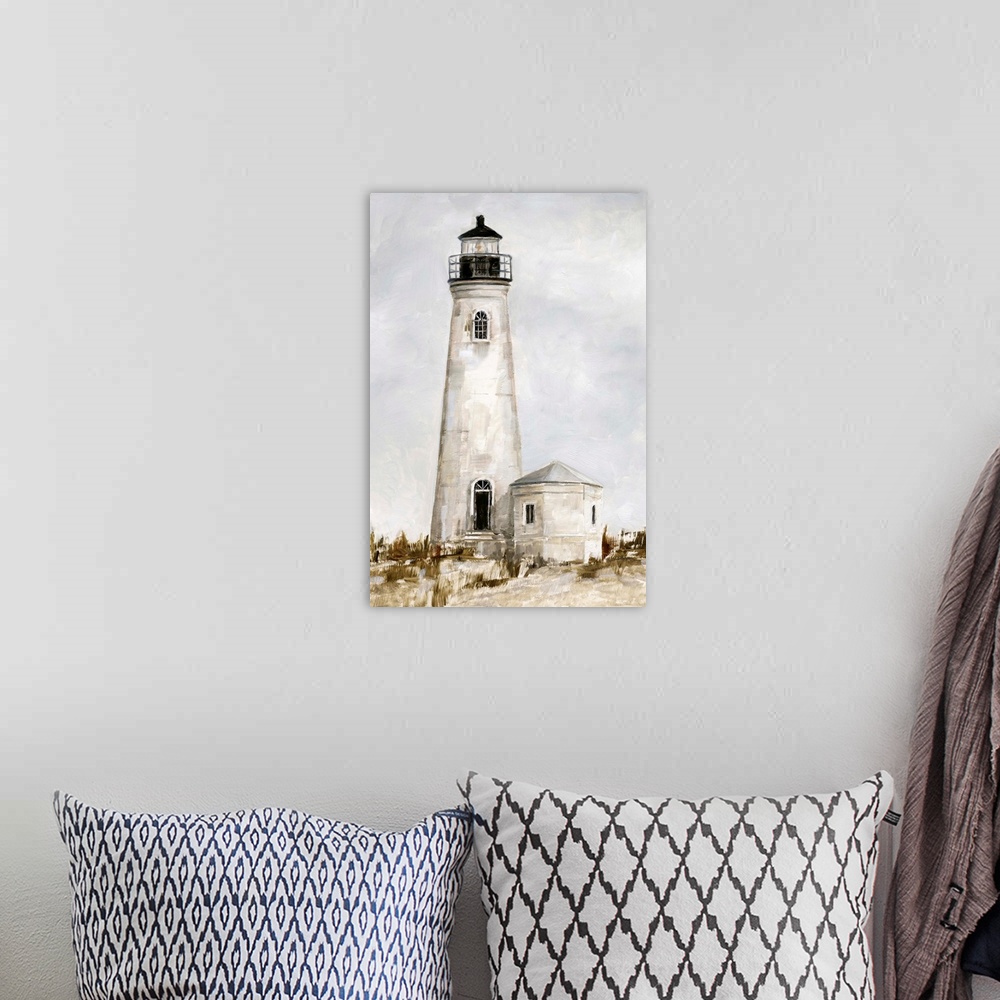 A bohemian room featuring Rustic Lighthouse I