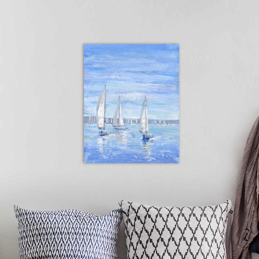 A bohemian room featuring Sailing Close To The Wind II