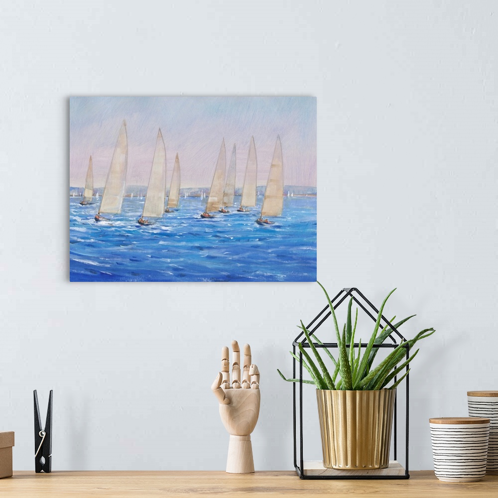 A bohemian room featuring Sailing Event II